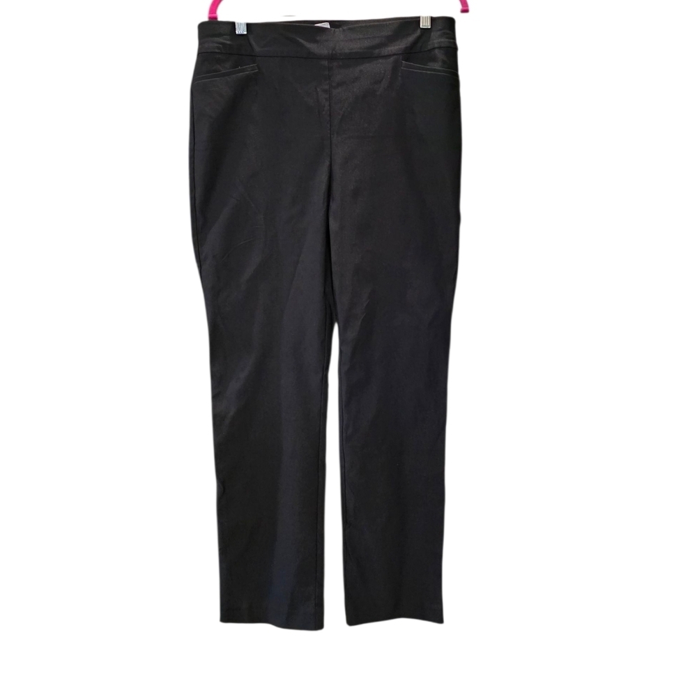Chico's Charcoal Black Pull-on Stretch Jeans